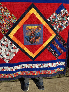 Quilt - "Spiderman" for your Small Spidey