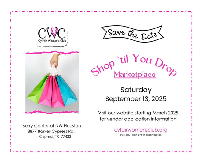 Shop 'til You Drop is just around the corner
