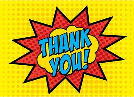 A HUGE THANK YOU