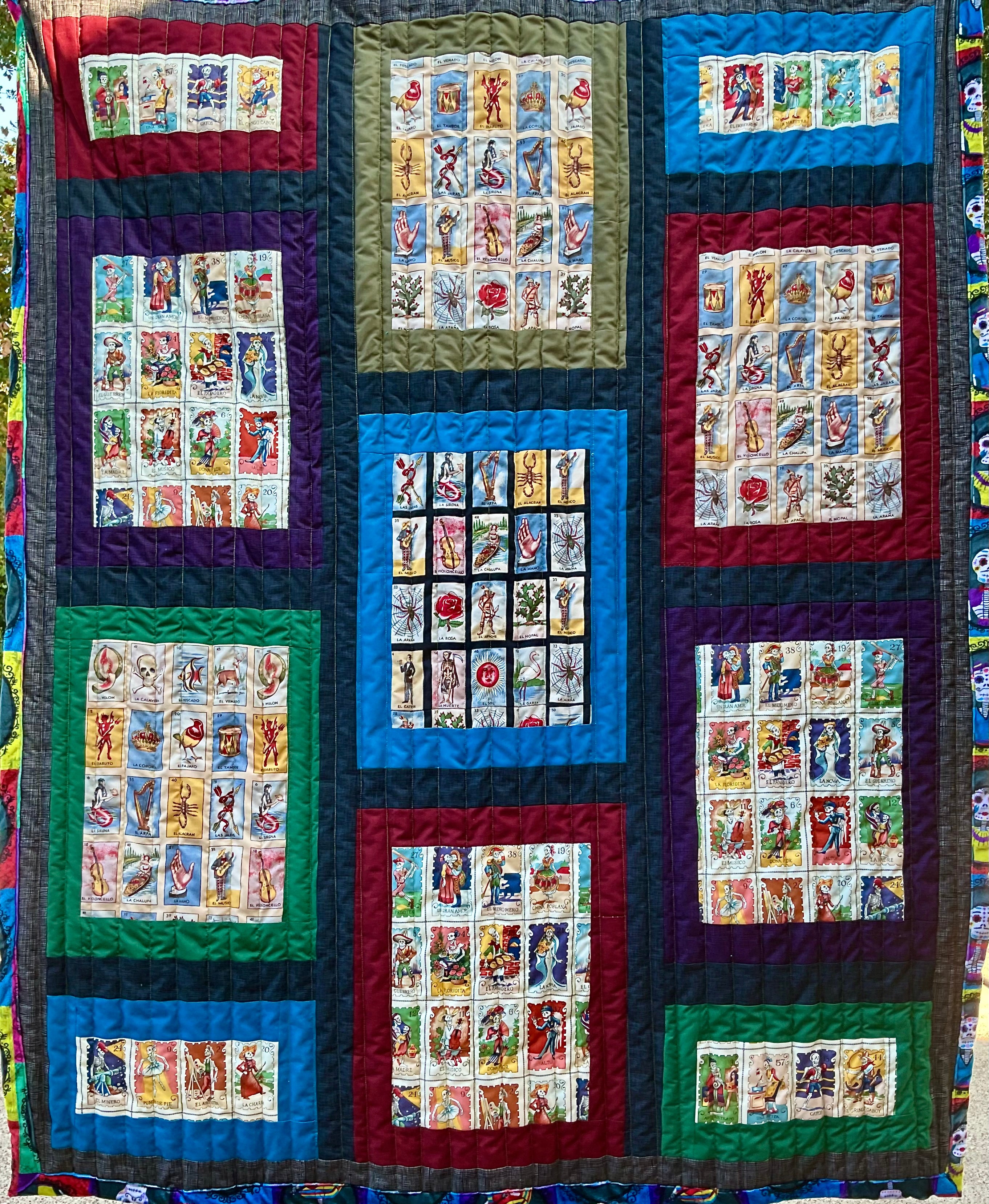 Quilt - Day of the Dead (Loteria)