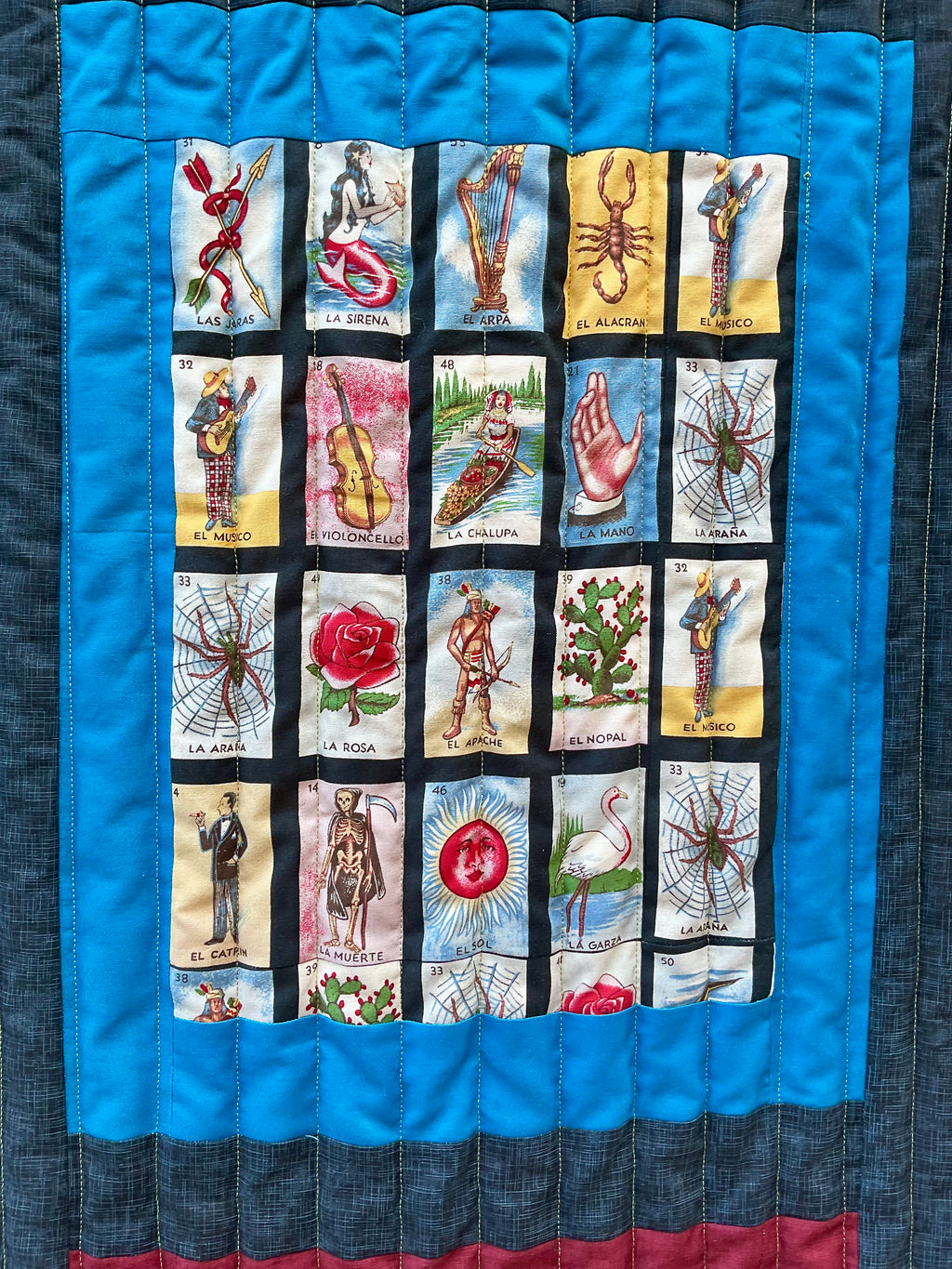 Quilt - Day of the Dead (Loteria)
