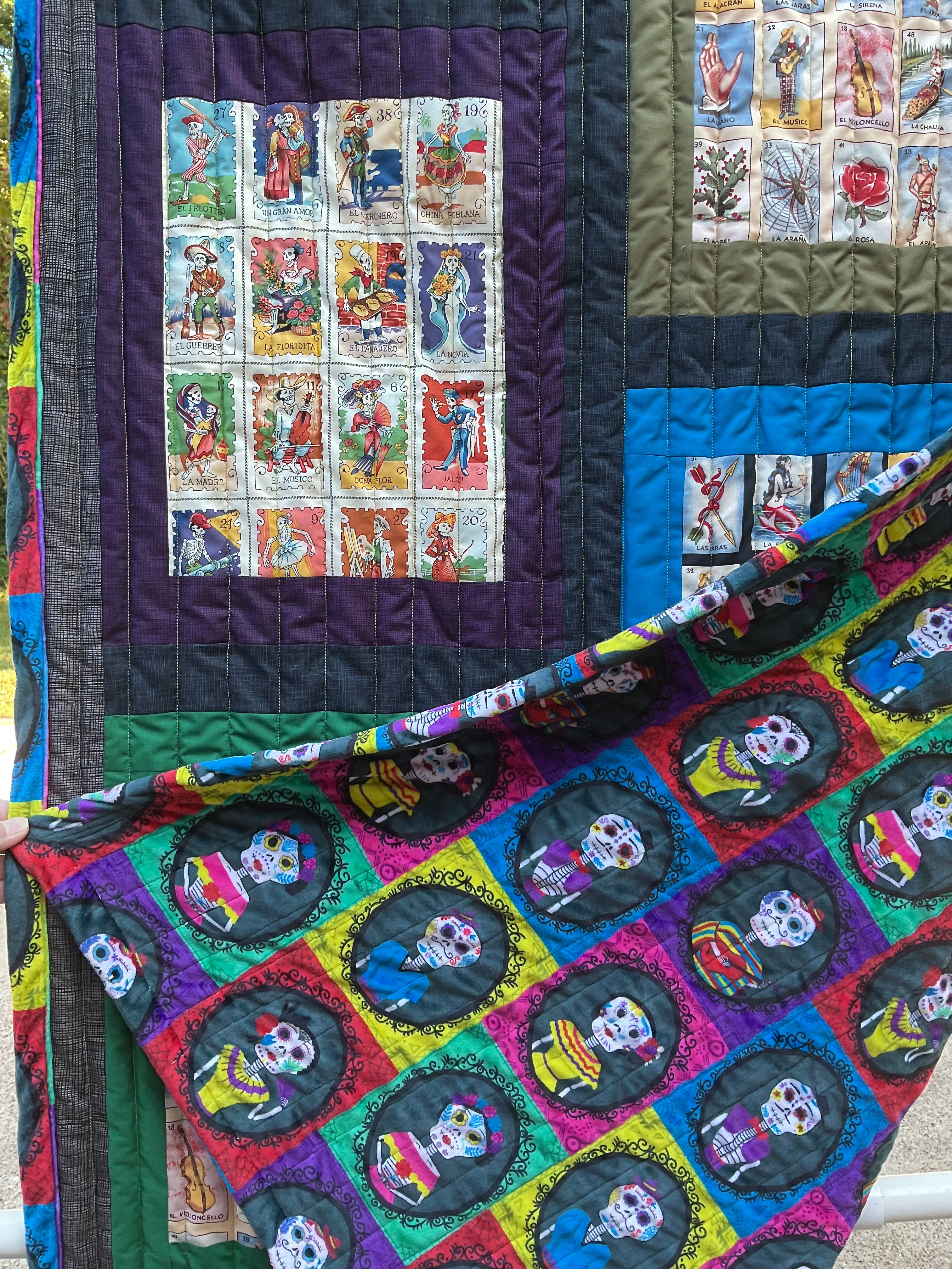 Quilt - Day of the Dead (Loteria)