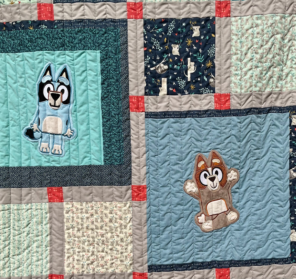 Quilt  - Bluey and Bingo