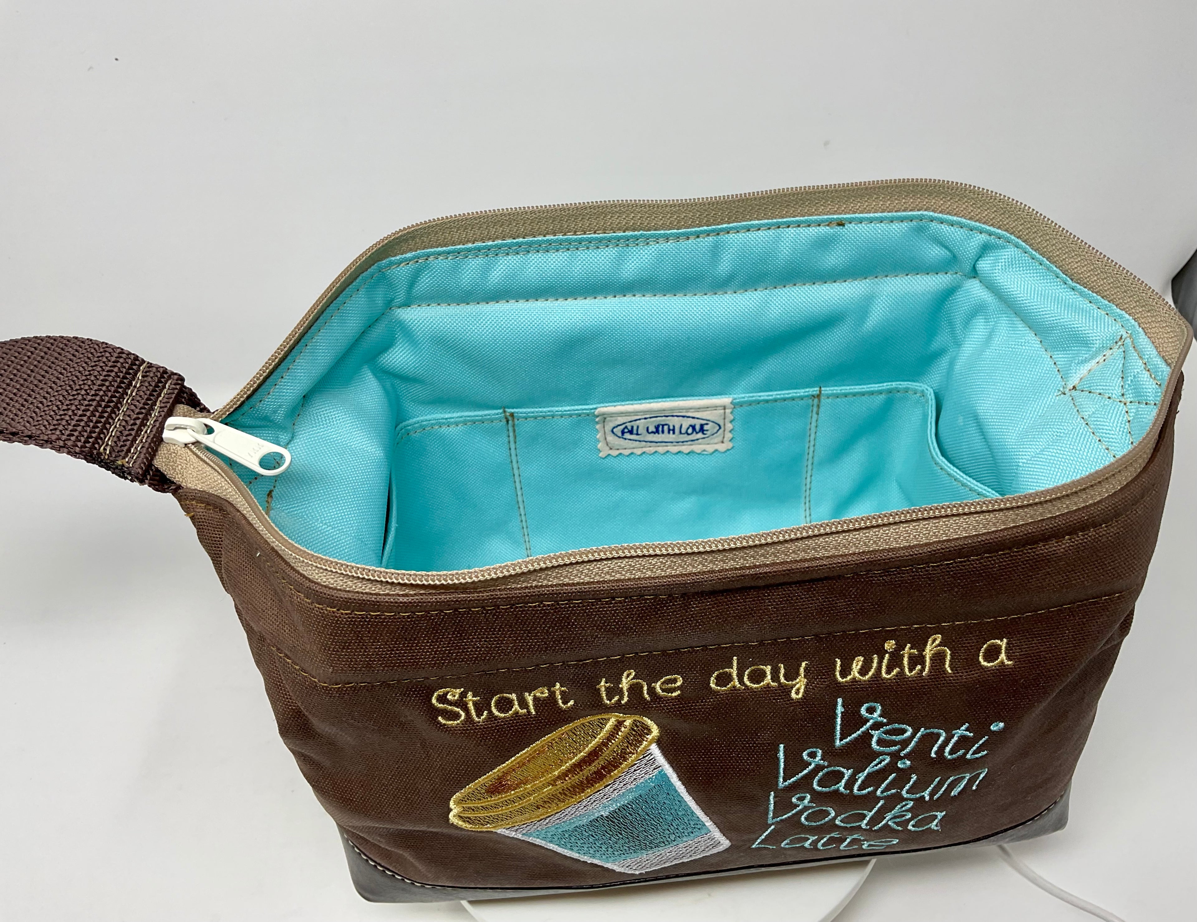 Toiletry/Shaving/Dopp Kit - Venti, Valium, Vodka, Latte