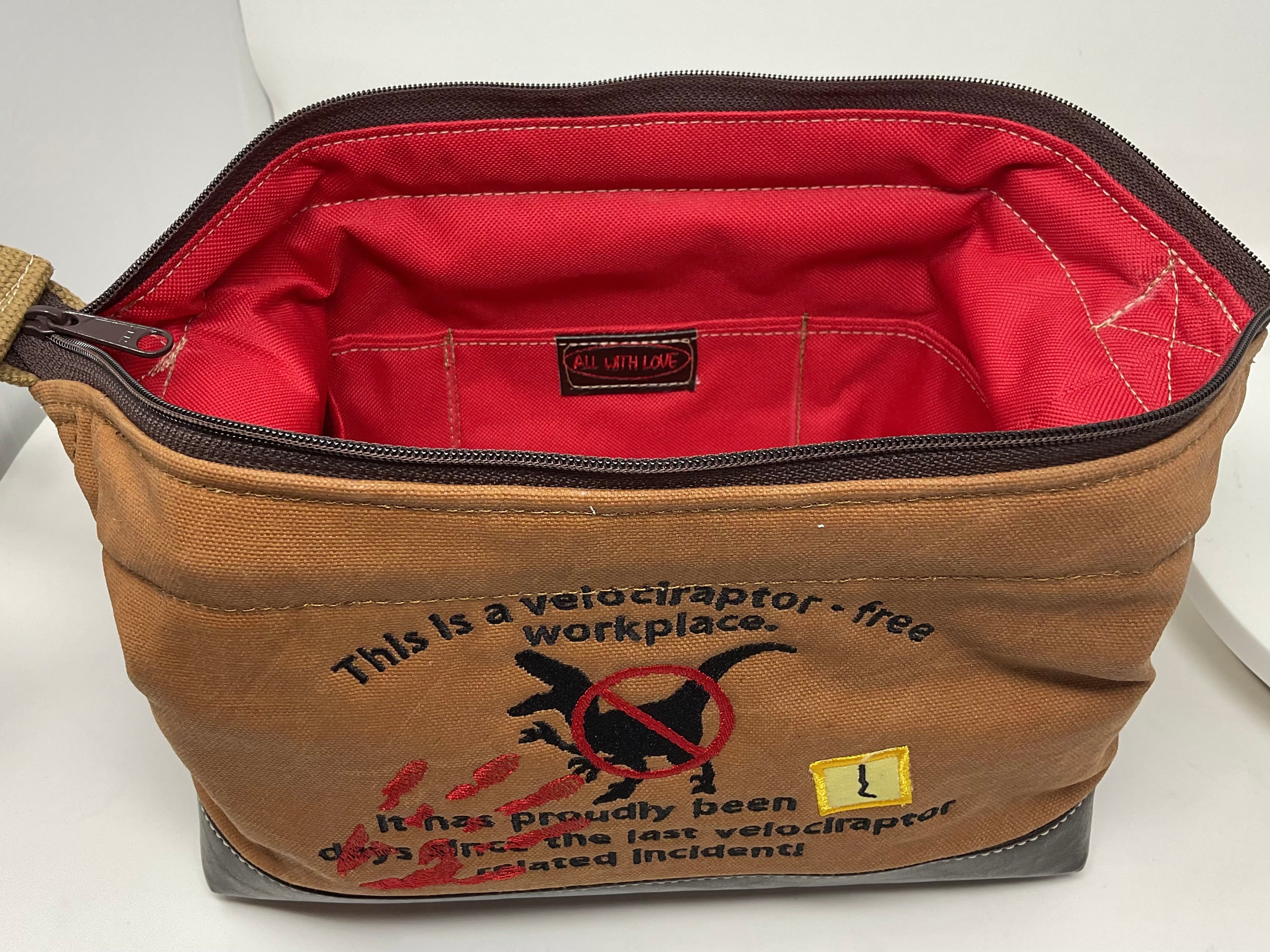 Toiletry/Shaving/Dopp Kit - Safety Counts (Velociraptor)