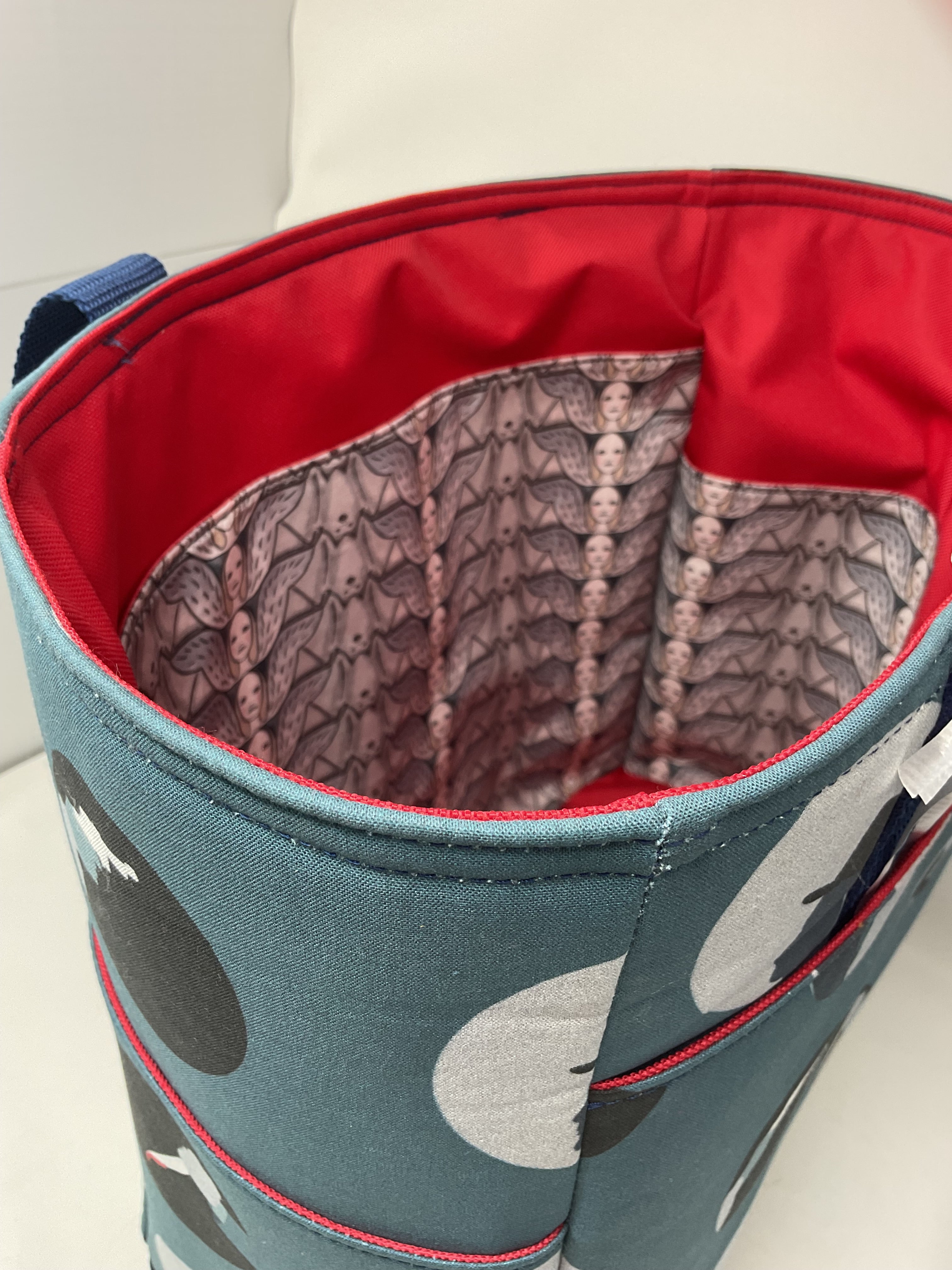 Open Tote, "Murder Mystery Tote"