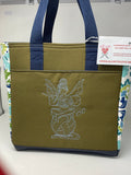 Open Tote, "Knitting Fairy"