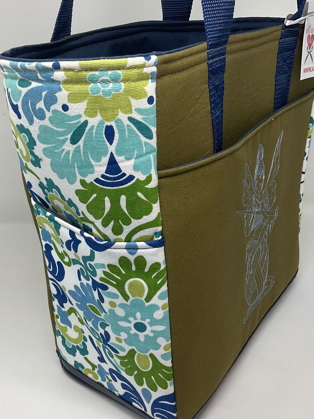 Open Tote, "Knitting Fairy"