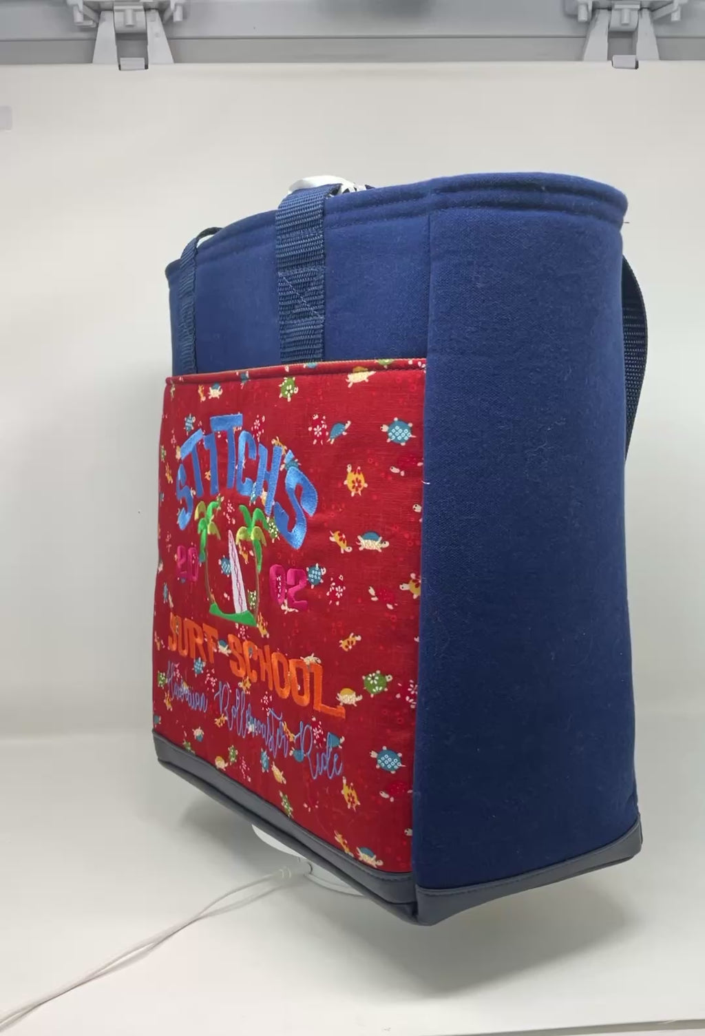 Open Tote, "Stitch's Surf School"