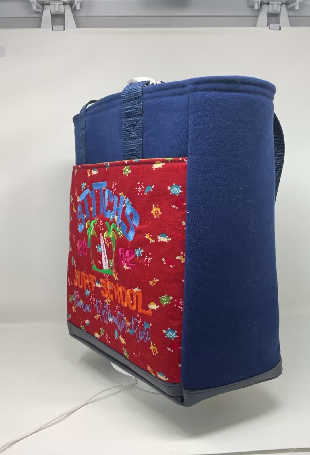 Open Tote, "Stitch's Surf School"